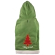 Green christmas tree fleece