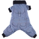 Hundejeanskombi Winter 4 Pfoten mittelblau