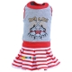 Rock and roll stripe red