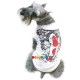 T-shirt pour chien KOI, blanc