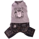 Doggydolly Hundejeanskombi Heavy Metal grau