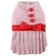 Cream white button dress