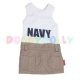 Doggydolly Hunde-Kombikleid Navy Girl