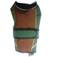Dog Coat Waterproof green brown 30cm