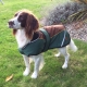 Dog Coat Waterproof green brown 30cm