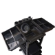 Beistelltisch Groomerzubehör rollbar schwarz 32x39x90