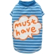 Dog-Shirt Must Have blue-white