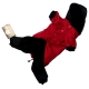 Winteroverall f. Hunde DogOne rot-schwarz
