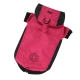 Hundewinterjacke Schneeflocke pink-schwarz