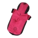 Hundewinterjacke Schneeflocke pink-schwarz