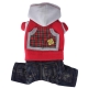 Red fleece with pant