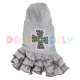 Doggydolly Hunde-Kapuzenkleid mit Kreuz grau