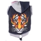 Big dog Tiger blue hooded shirt